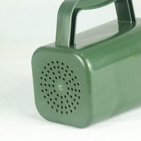CALIDAKA soil scoop constructed from one-piece plastic for durability and easy cleaning.