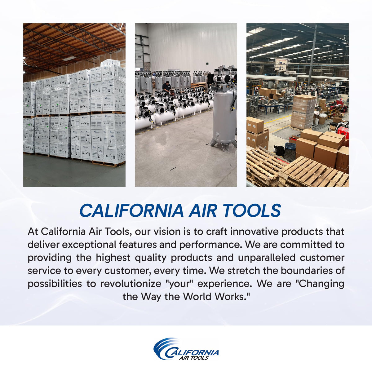 California Air Tools 255C shows 60 PSI operating range.