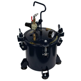 California Air Tools 255C resin pot, overall view for epoxy casting.