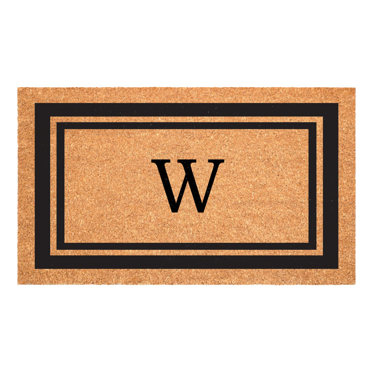 Calloway Mills 152962436W doormat with black border for durable entryway dirt scraping