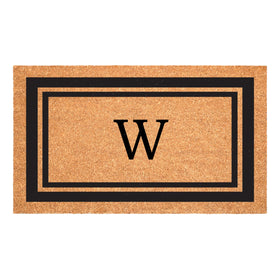 Calloway Mills 152962436W doormat with black border for durable entryway dirt scraping
