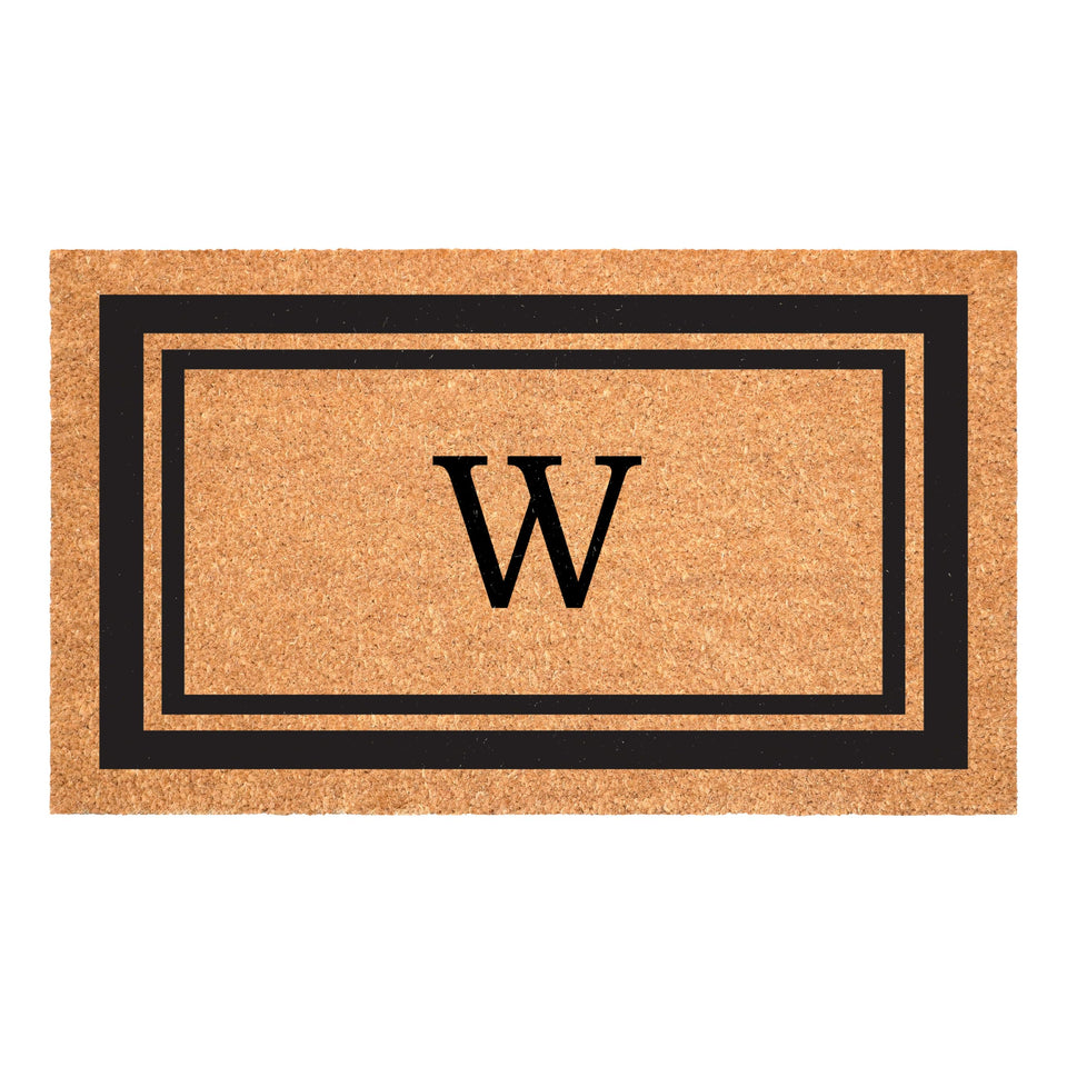 Calloway Mills 152962436W doormat with black border for durable entryway dirt scraping