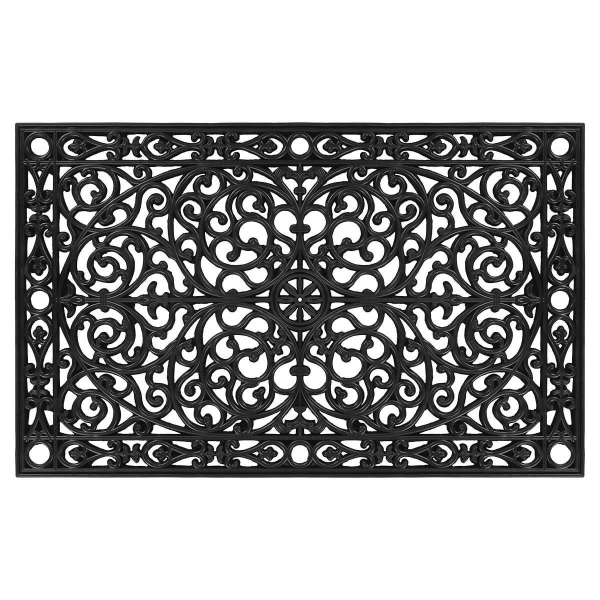 Calloway Mills Gatsby rubber doormat 24x36, heavy-duty and non-slip for busy entryways.