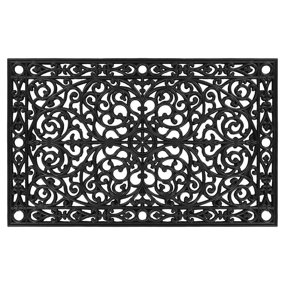 Calloway Mills Gatsby rubber doormat full view, perfect for high-traffic entryways.