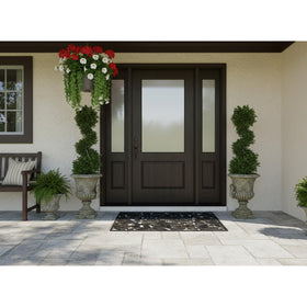 Close-up of Calloway Mills Lilac Vine rubber texture and durable material.