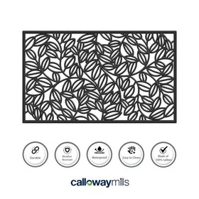 Rinsing with a hose keeps the Calloway Mills doormat clean.