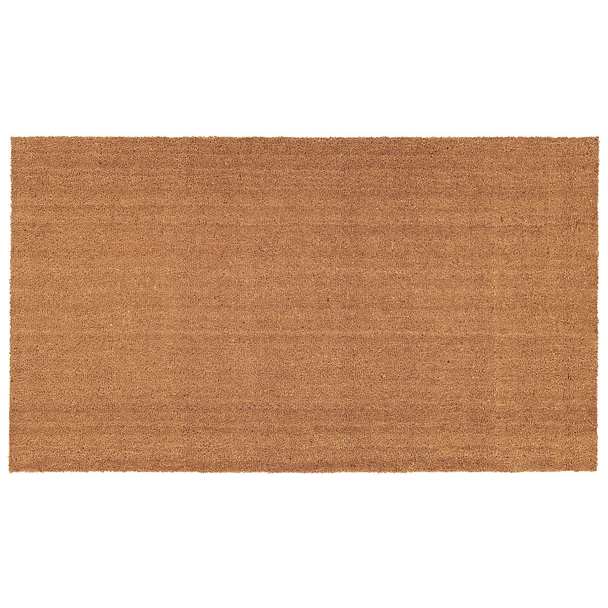 Calloway Mills natural coir doormat close-up showing durable scraping fibers