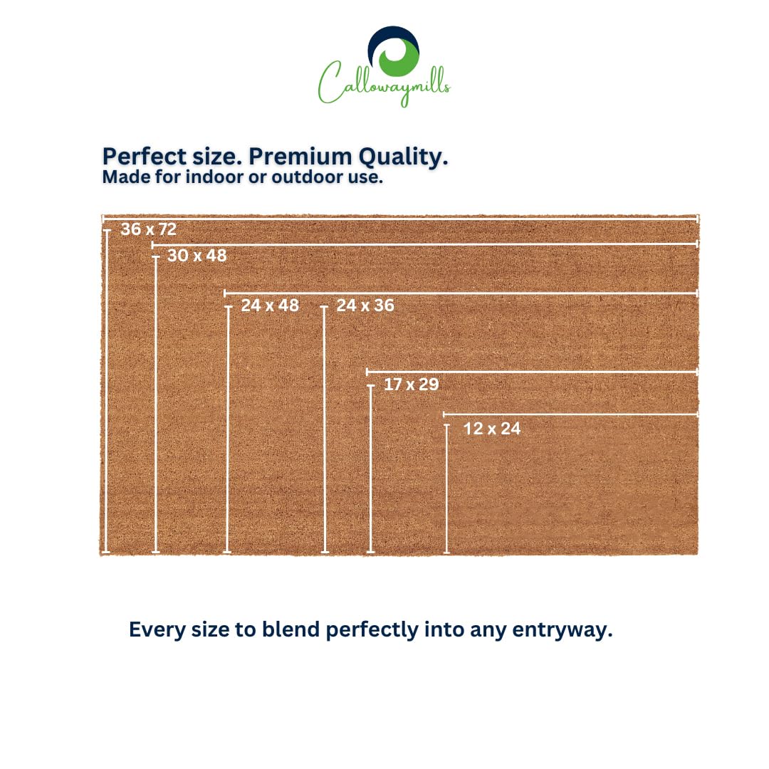 Calloway Mills natural coir fiber texture for dirt removal