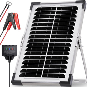 Callsun 7.5W solar panel front view for reliable trickle charging