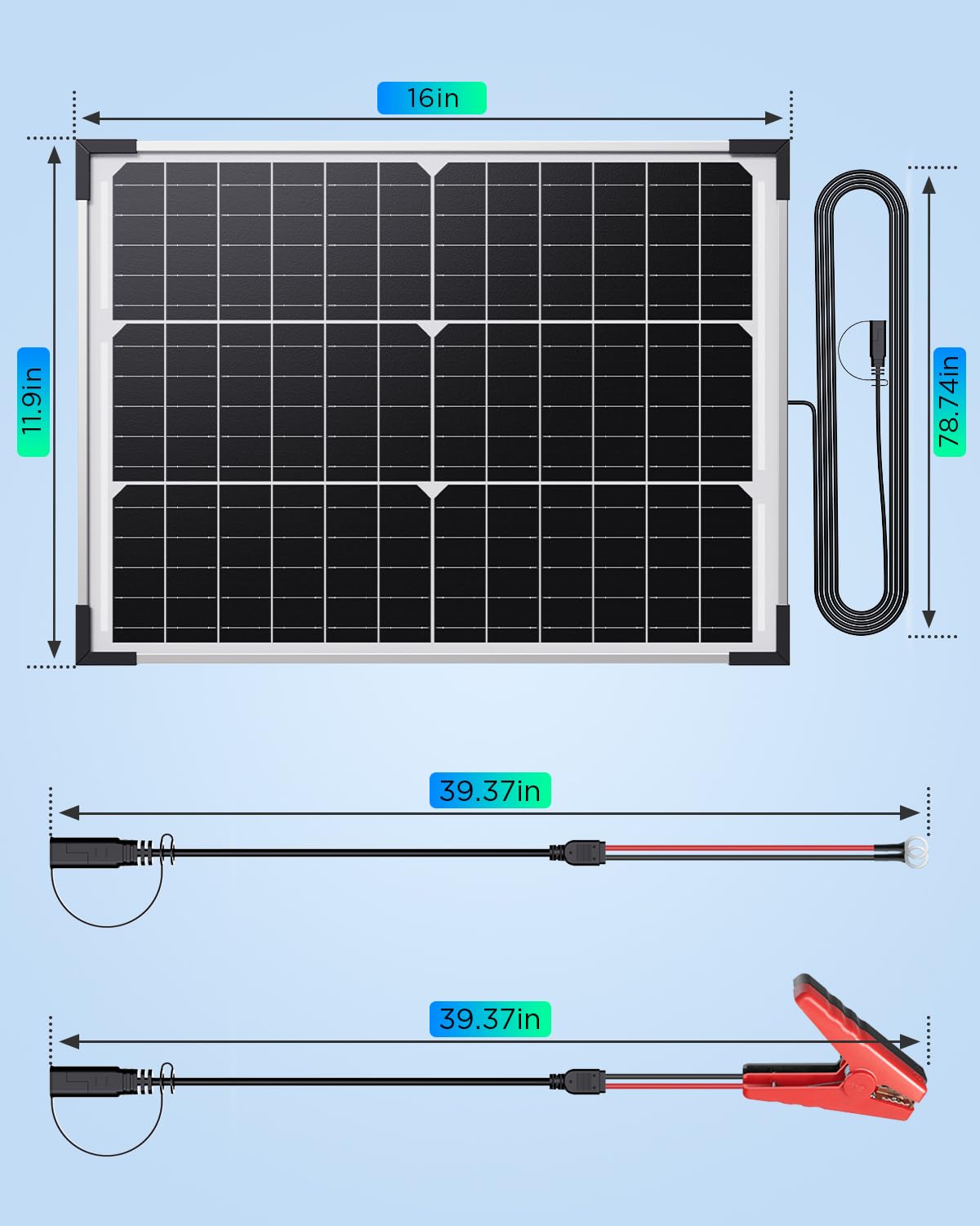 Callsun corrosion-resistant aluminum frame stands up to outdoors