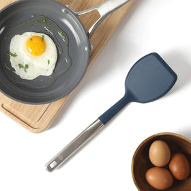 Calphalon Prime durable design helps protect cookware surfaces during prep and sautéing