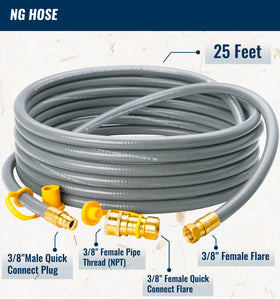 CALPOSE three-eighths-inch quick-connect fittings ensure fast tool-free installation