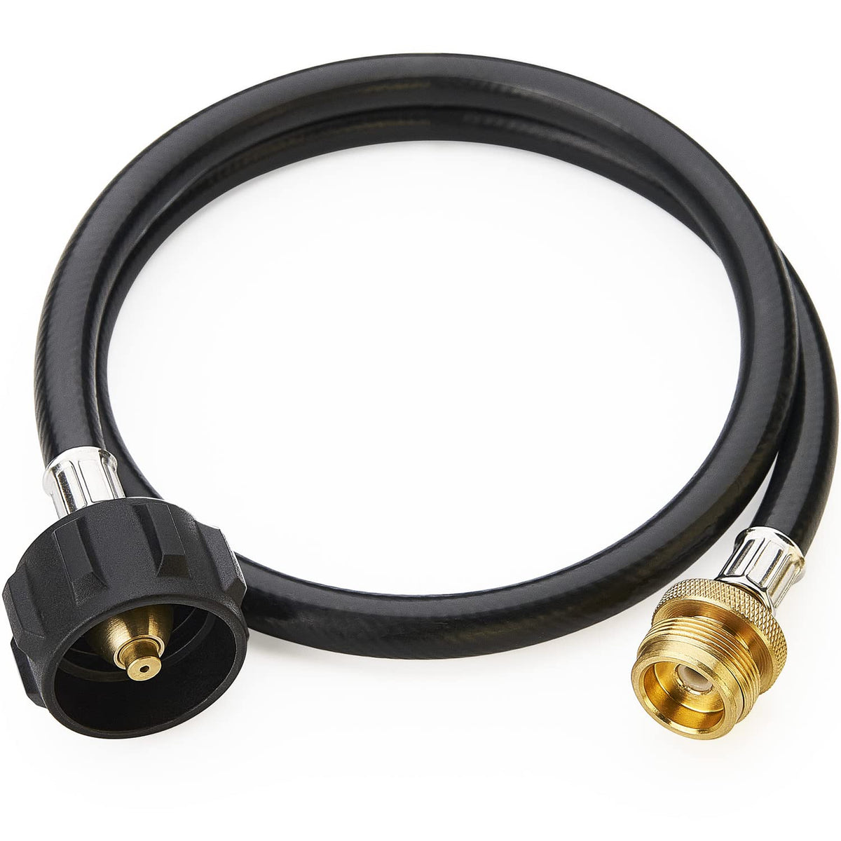 CALPOSE 3 ft propane adapter hose connecting tank for seamless grill fuel supply