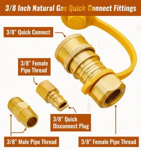 CALPOSE auto shutoff quick connect demonstrates safe disconnection for propane setups