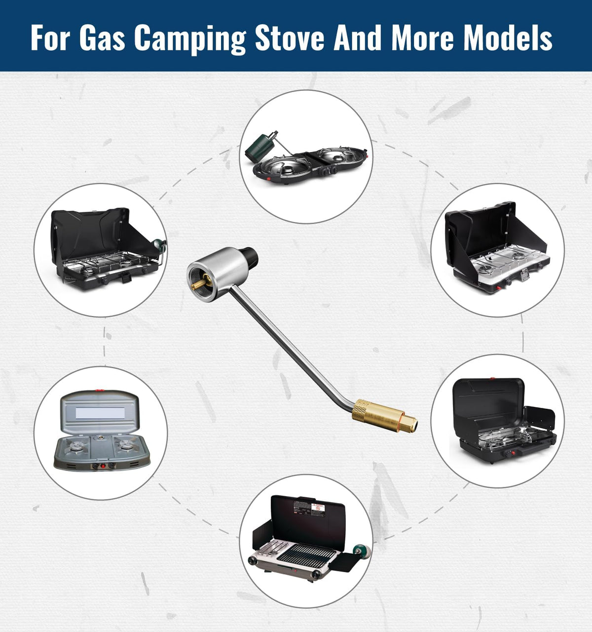 CALPOSE brass-core connectors provide durable, reliable gas connections.