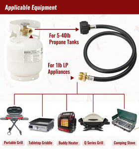 CALPOSE brass gas hose with hand wheel tightening ensures secure, leak-free connections