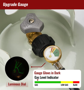 CALPOSE compatible with 20lb to 1lb tanks for versatile use