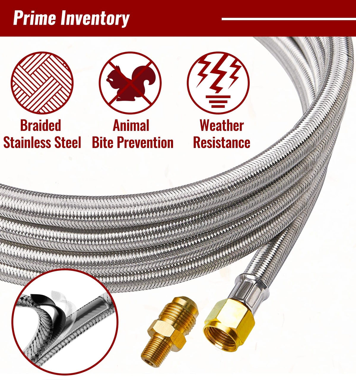 CALPOSE CSA certified hose offers trusted safety and performance in propane setups.