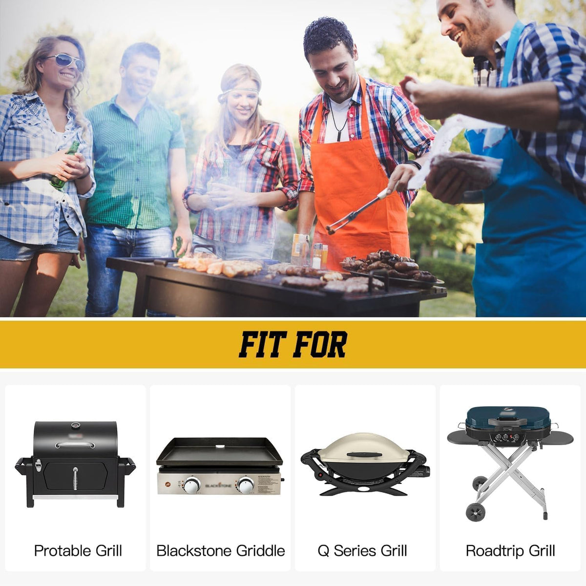 CALPOSE weather-resistant rubber hose withstands outdoor cooking conditions