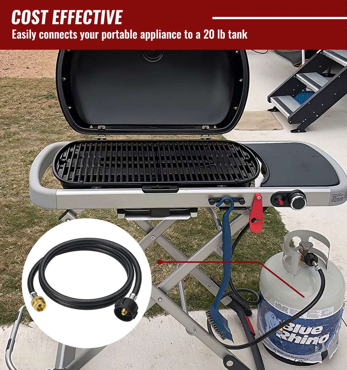 CALPOSE weatherproof sealed hose designed for durable outdoor use