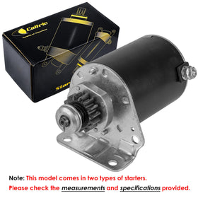 Caltric starter on John Deere tractor models provides clear fit reference