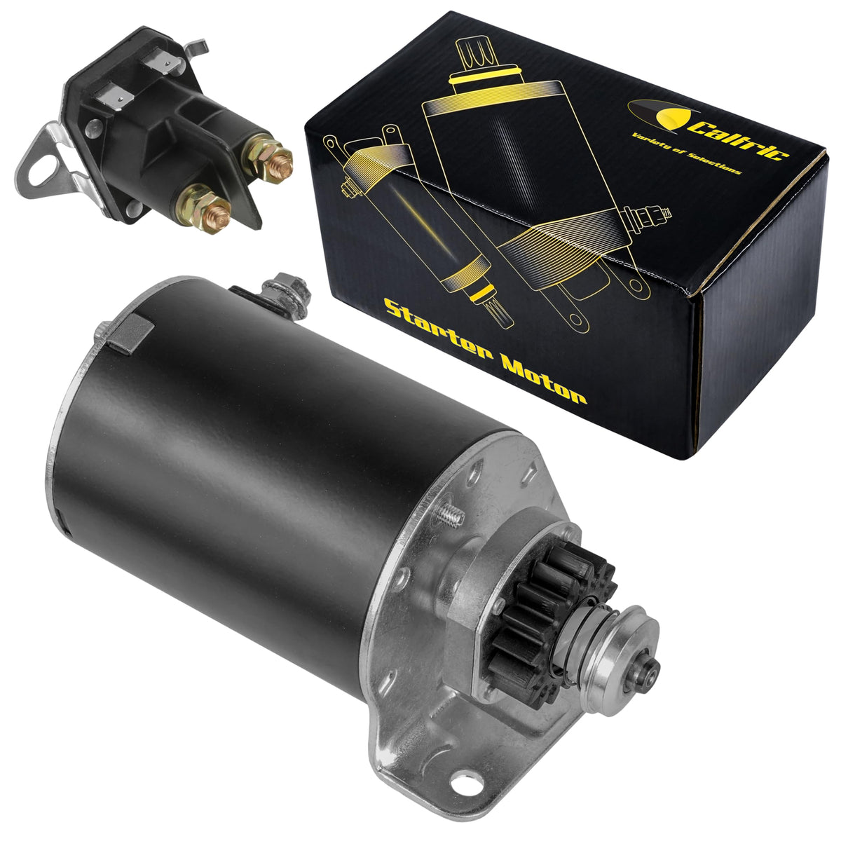 Caltric starter YTH2242 package showing ready-to-install components.