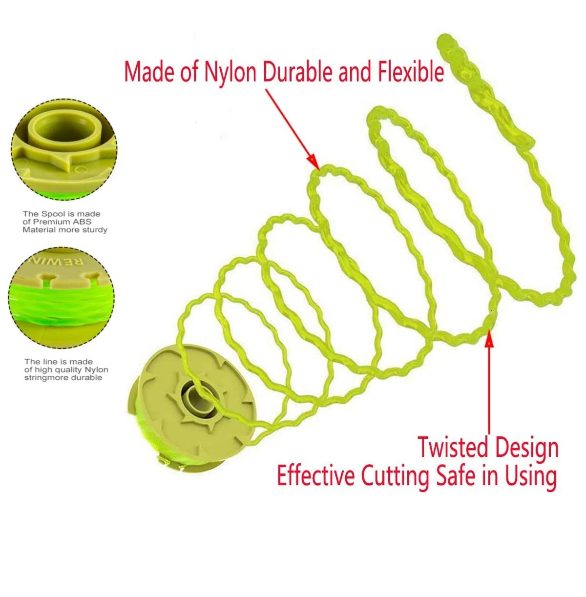 CALU LUKY AC80RL3 spool with 11 ft line shows long-lasting performance.