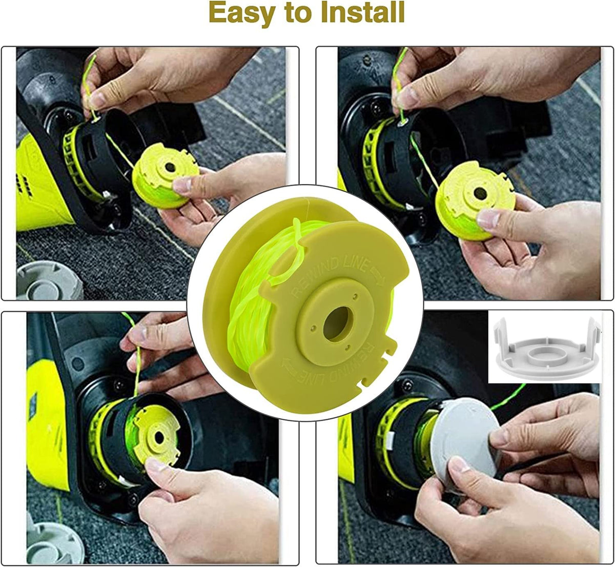 CALU LUKY AC80RL3 compatibility with Ryobi trimmers assures easy integration.