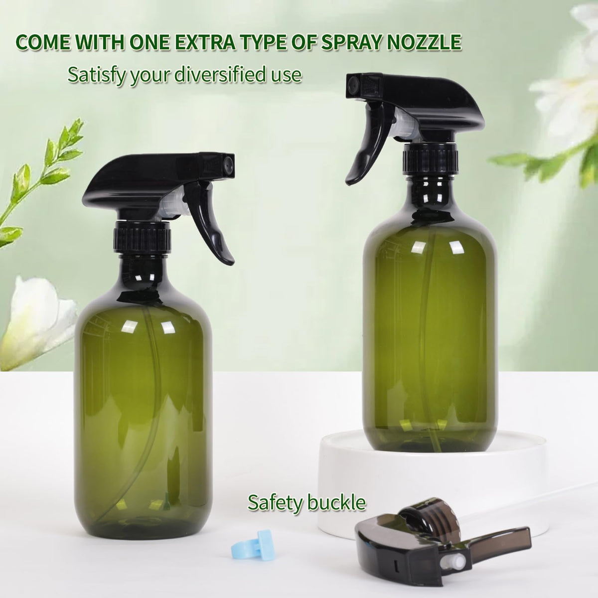 Calvalor adjustable nozzle enables mist to stream transitions for precise plant care.