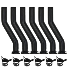 Calvana six-pack rubber vacuum hoses for easy replacement and durable performance.