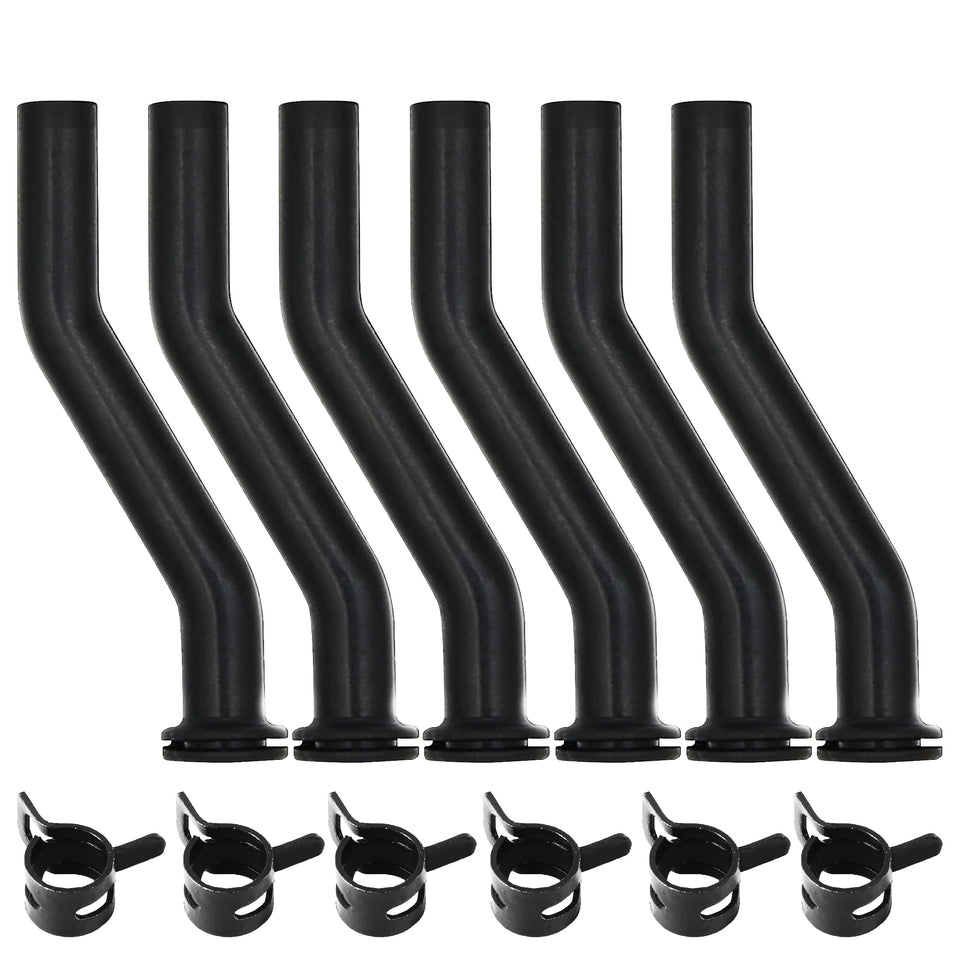 Calvana six-pack rubber vacuum hoses for easy replacement and durable performance.