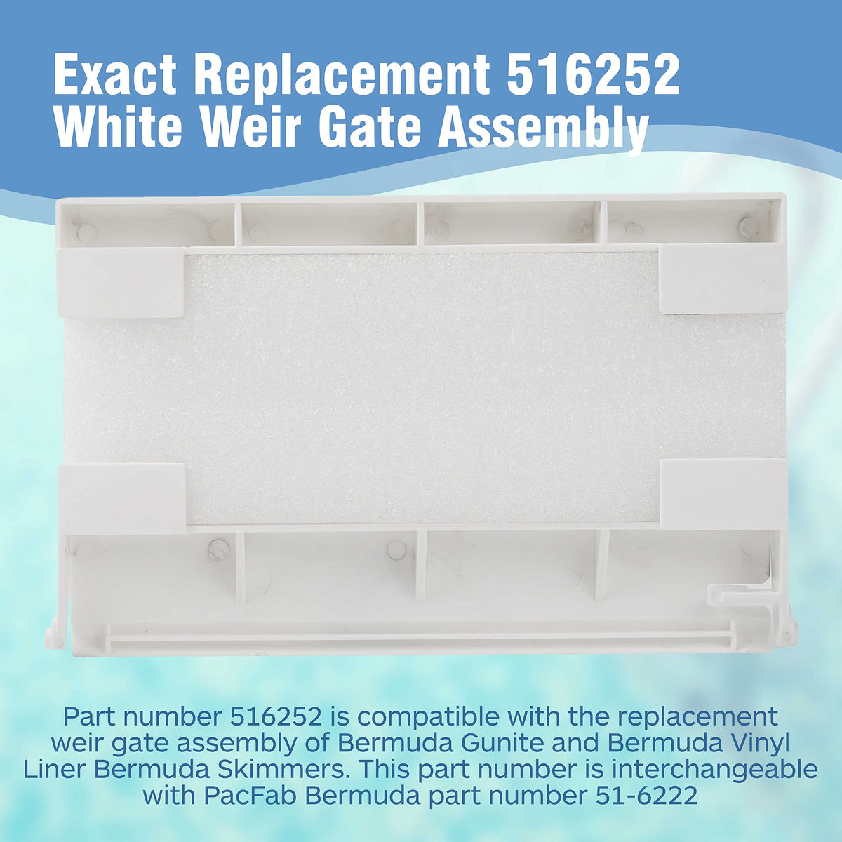 Calvana two-pack Bermuda skimmer replacement for quick pool maintenance.