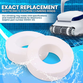 Calvana climbing ring compatible with many Dolphin cleaner models across lineups