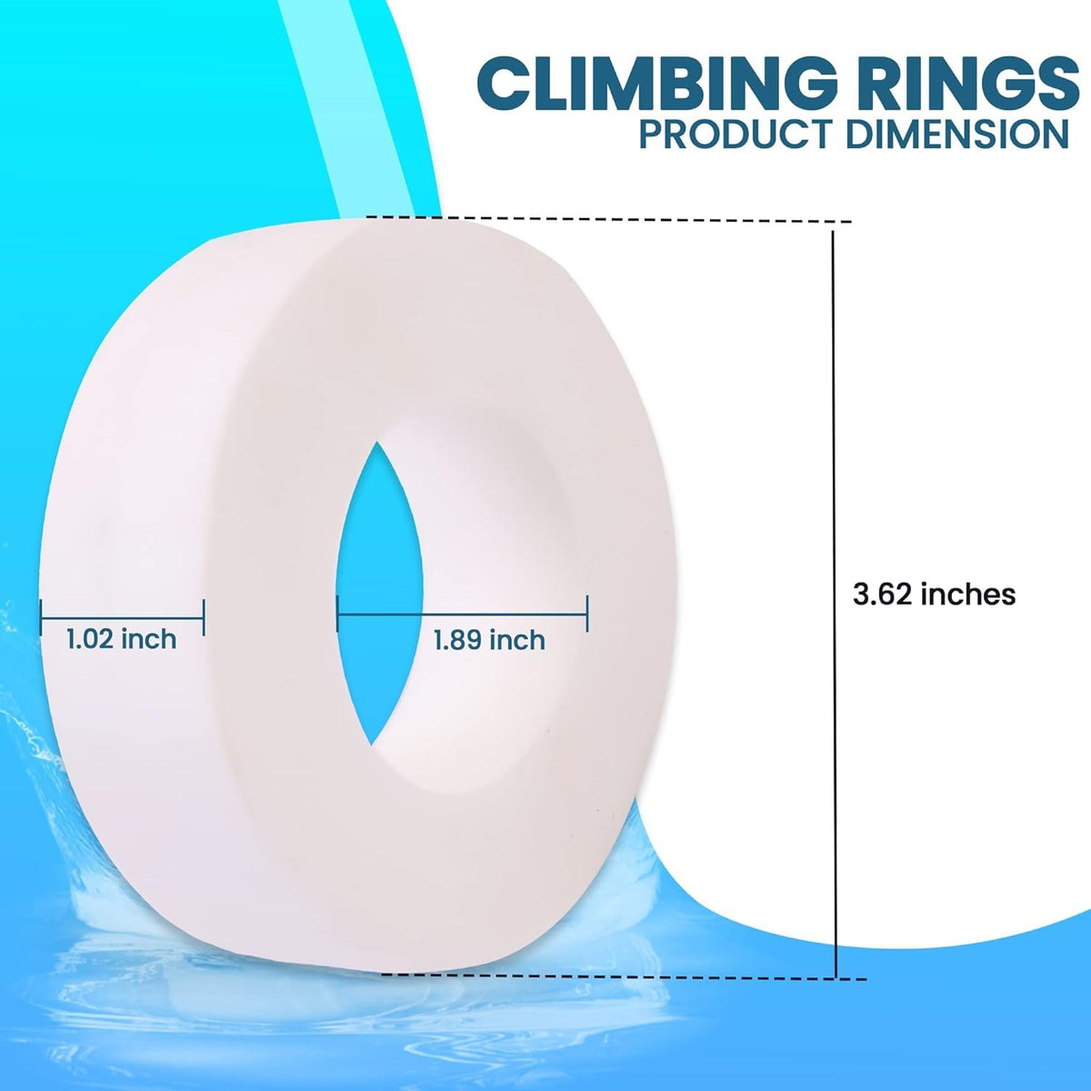 Calvana climbing ring M200, quick-install replacement for Dolphin robot cleaners