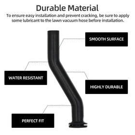 Calvana grommet-end vacuum hose ensures a secure fit on the valve cover.