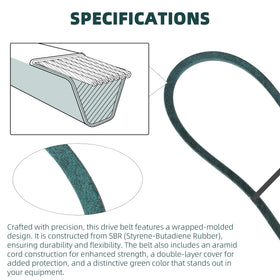 Calvana kevlar cord belt close-up showing high strength and durability