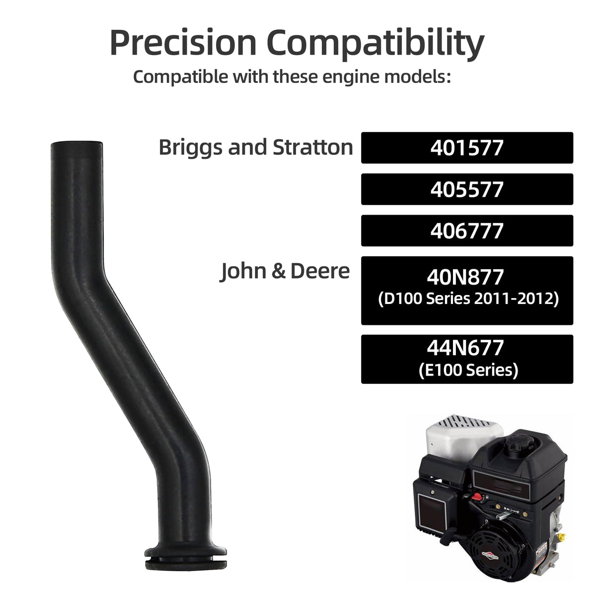 Calvana compatible vacuum hoses for single-cylinder and V-twin engines.