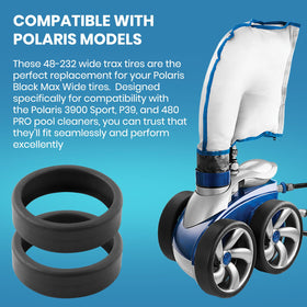 No-tool installation with Calvana wide trax tires simplifies upgrades