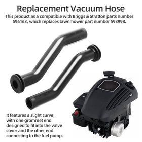 Calvana three-inch vacuum hoses compatible with Briggs & Stratton and John Deere.