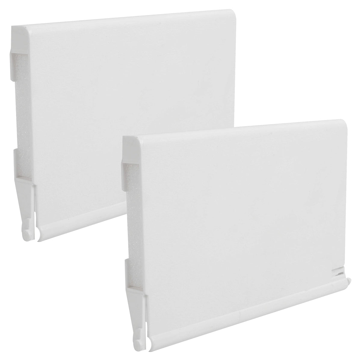 Calvana 516252 white weir gate front view for Bermuda skimmers, ready replacement.