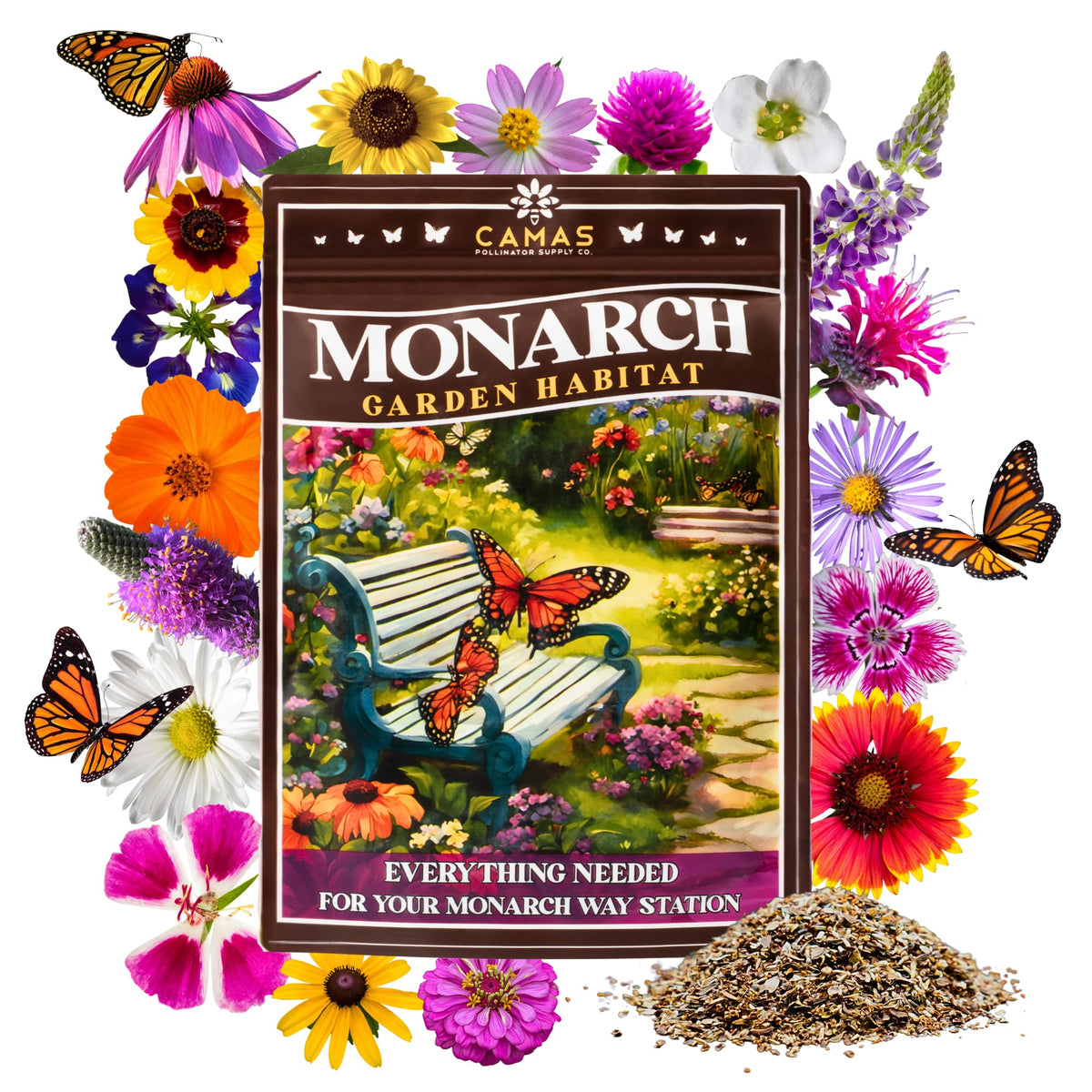 CAMAS non-GMO pure seeds without fillers for gardens