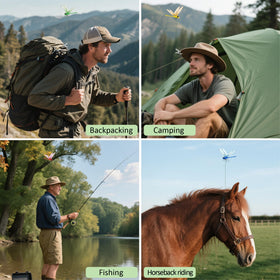 CAMATET hat clip dragonfly accessory for outdoor activities