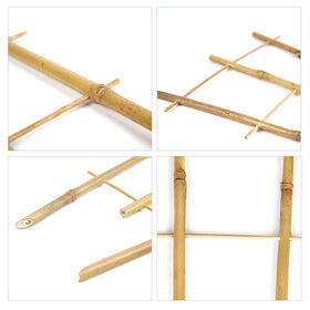 Cambaverd easy-installation bamboo trellis fits pots and walls.
