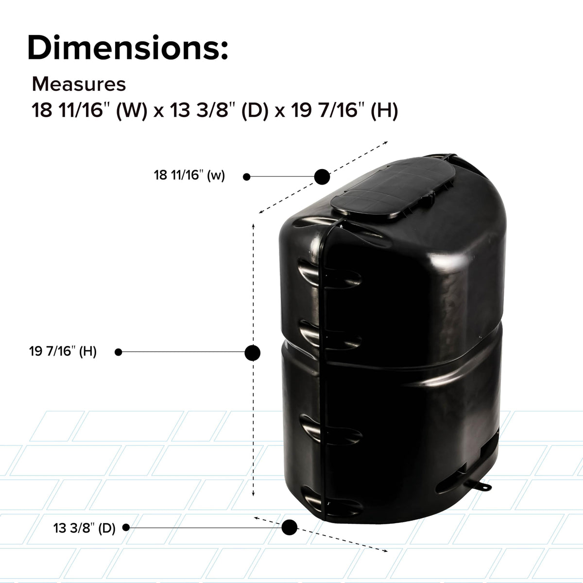 Camco single propane tank cover removable top panel provides quick access to valves