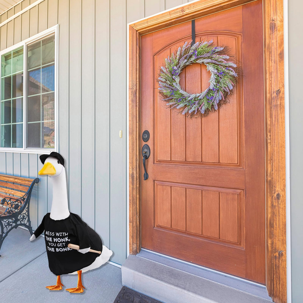 CAMDUCK wooden bat detail adds authentic outdoor baseball style