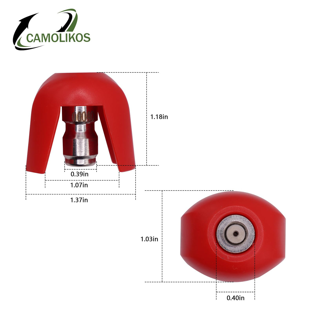 CAMOLIKOS SPX3000-TPS 15-degree nozzle ideal for patios and drives.