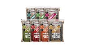 Camp Chef Oak Flavor kiln-dried pellets ready for high-heat grilling and baking