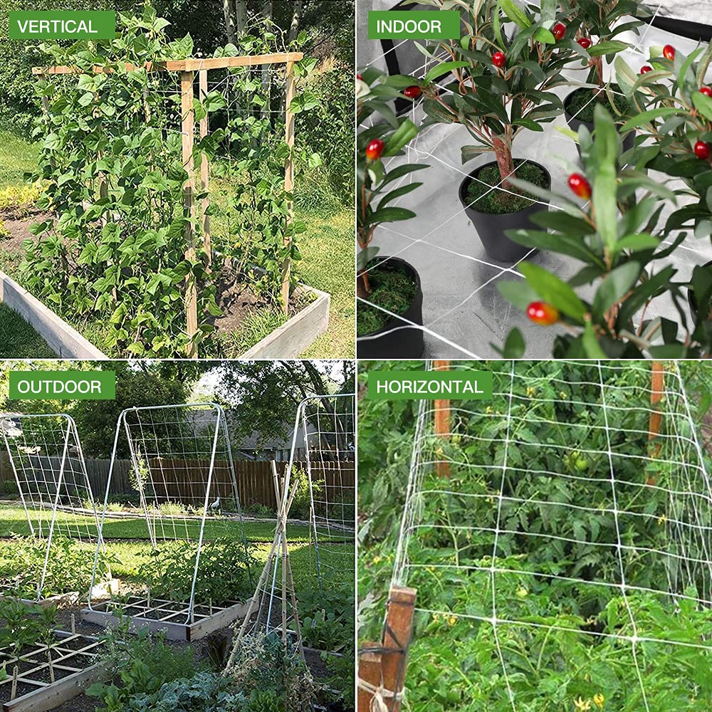 CANAGROW trellis netting built for outdoor durability and repeated seasonal use.