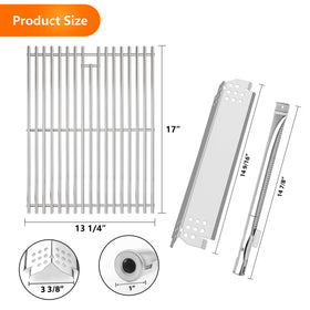 CANDANA Nexgrill 4-burner burner tube for durable flame distribution