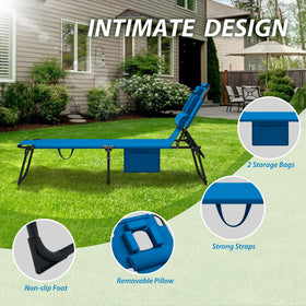 Candockway outdoor chaise suitable for patio, poolside, or lawn relaxation.